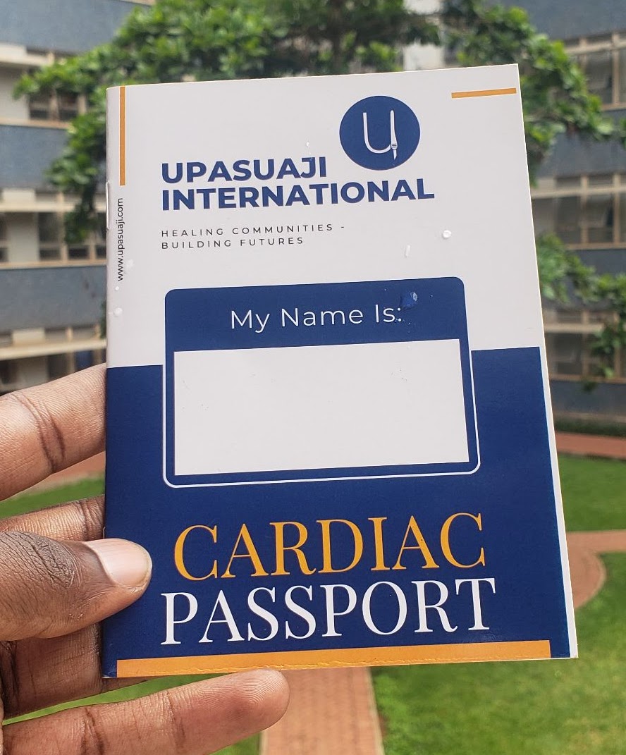 Upasuaji International cardiac passport booklet.
