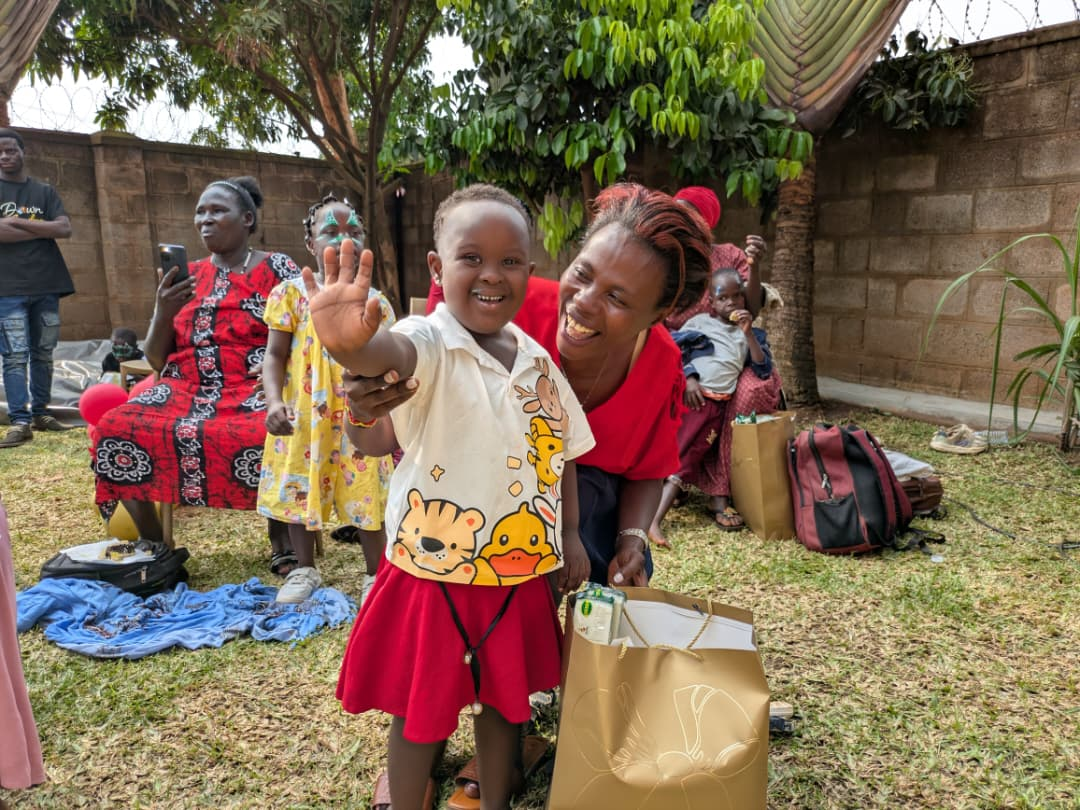 Smiling child at the Down Syndrome Centres of East Africa.