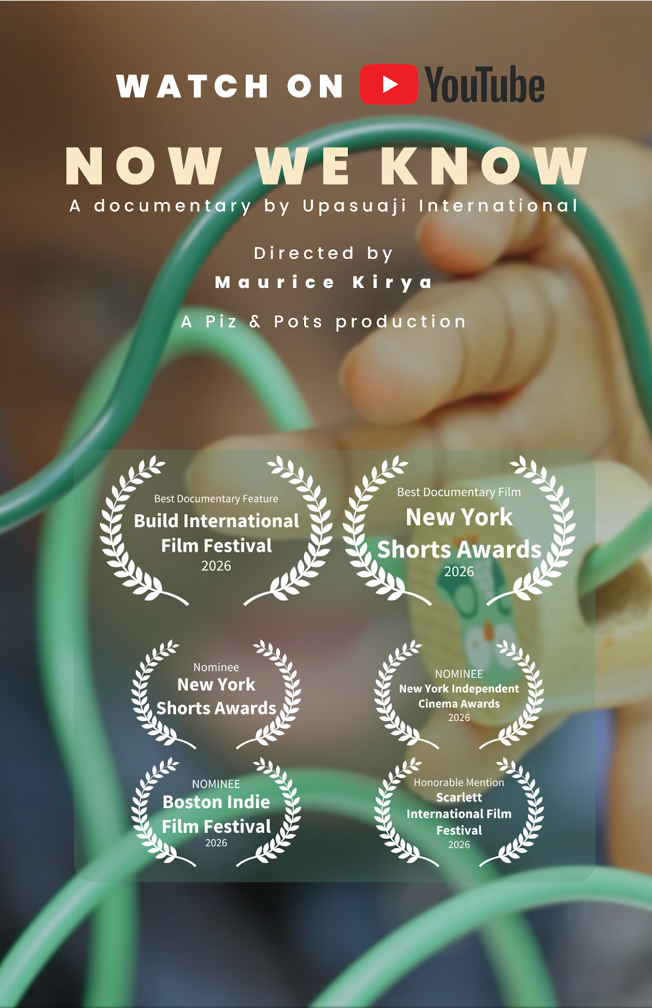 Poster for "Now We Know."