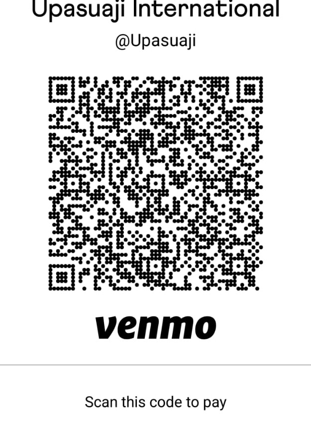 Venmo QR code for Upasuaji International at @Upasuaji